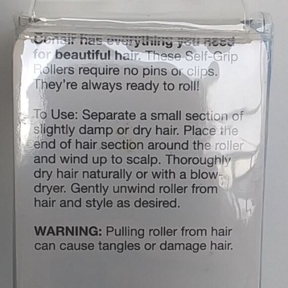Conair Self-Grip Rollers Blue NWT 6 Count Two Packages - Picture 5 of 8